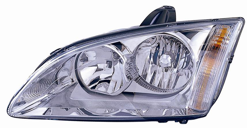 FARO FANALE PROIETTORE DX H1-H7 PRED REG ELETT FORD FOCUS 01/05>03/07 PARAB CROM