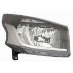 FARO FANALE PROIETTORE SX H4 PRED REG EL RENAULT TRAFIC 01/14> PARAB NERA