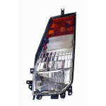 FARO FANALE PROIETTORE SX H4 PRED REG EL IND DIREZ ARANCIO NISSAN CABSTAR 10/06>