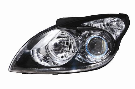 FARO FANALE PROIETTORE DX H7-H1 PRED REG ELETT HYUNDAI I30 09/07> PARAB NERA