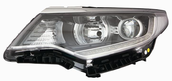 FARO FANALE PROIETTORE DX H7-HB7 C/LUC DIURNA LED C/MOT EL KIA OPTIMA 01/16>