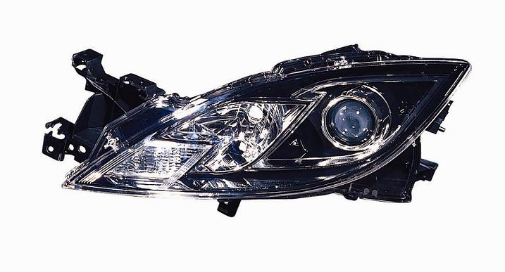 FARO FANALE PROIETTORE SX H9-H11 PRED REG ELETT MAZDA 6 02/08> PARAB NERA