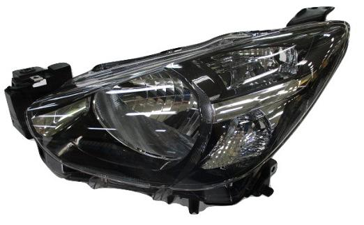 FARO FANALE PROIETTORE DX H4 PRED REG EL MAZDA 2 01/14> PARABOLA NERA