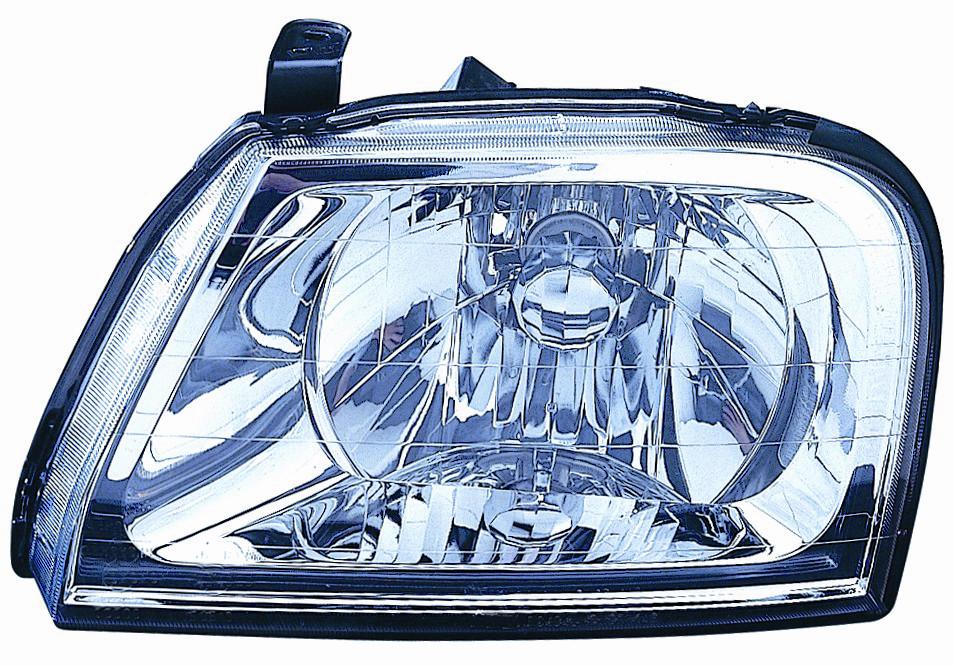FARO FANALE PROIETTORE DX H4 PRED REG ELETT MITSUBISHI L200  04/98>01/05