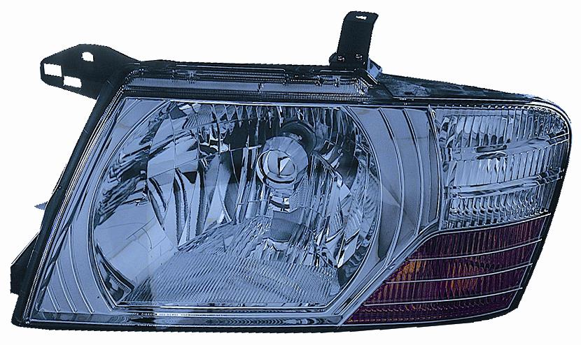 FARO FANALE PROIETTORE SX H4 PRED REG ELETT MITSUBISHI PAJERO 01/03>12/06