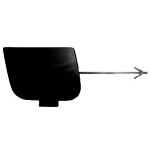 TAPPO PARAURTI COPRIGANCIO TRAINO ANT AUDI A3 09/03>09/05 3P