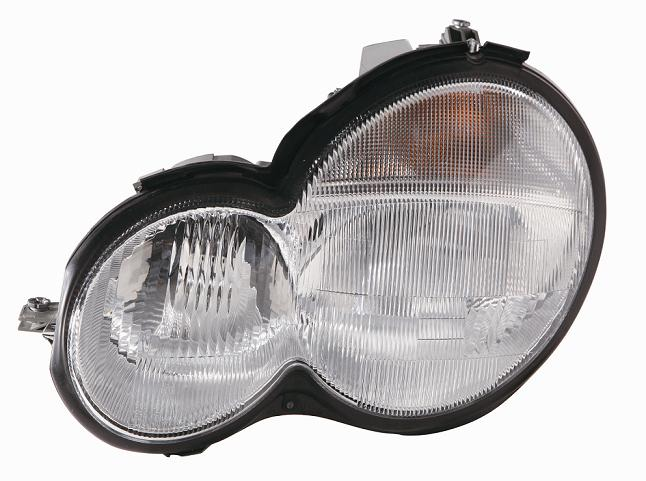 FARO FANALE PROIETTORE SX H7-H7 PR REG EL MERCEDES CLASSE C W203 COUPE 01/02>02/04