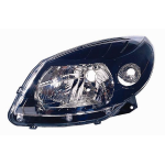 FARO FANALE PROIETTORE SX H4 PRED REG ELETT DACIA SANDERO 01/08> PARAB NERA 26650