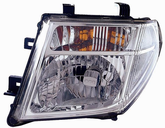 FARO FANALE PROIETTORE SX H4 PRED REG ELETT NISSAN NAVARA-PATHFINDER 01/05>