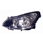 FARO FANALE PROIETTORE DX H7-H1 PR REG EL OPEL CORSA D10/06> PARAB NERA