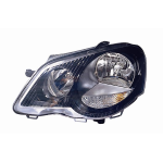 FARO FANALE PROIETTORE DX H7-H1 C/MOT EL PARAB NERA VOLKSWAGEN POLO 07/05>08/09 VERS SPORT