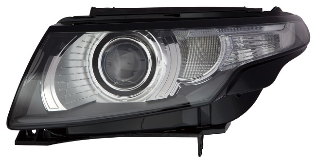 FARO FANALE PROIETTORE DX RANGE ROVER EVOQUE 2011-2014 HB3-PSY24W C/L DIURNA LED C/MOTORE