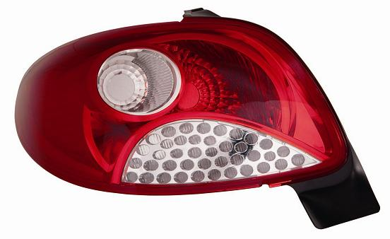 FANALE FANALINO POSTERIORE S/P SX BIANCO ROSSO PEUGEOT 206 PLUS 04/09> MOD VISTEON