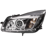 FARO FANALE PROIETTORE SX BIXENONAFS-DRL C/MOTOR EL S/CENTR OPEL INSIGNA 01/09> HELLA