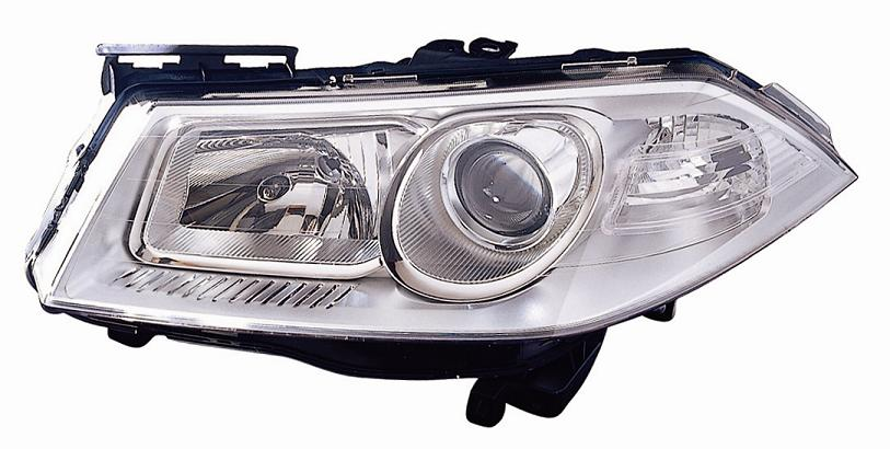 FARO FANALE PROIETTORE SX H7-H1 PRED REG ELETT RENAULT MEGANE 05/06>10/08 PARAB CROM