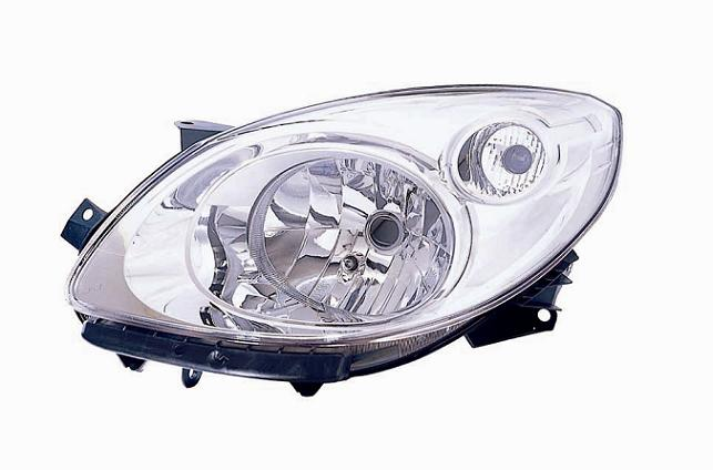 FARO FANALE PROIETTORE DX H4 PR PER REG EL RENAULT TWINGO 06/07>PARAB CROMATA