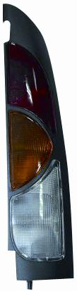 FANALE FANALINO POSTERIORE S/P DX RENAULT KANGOO 06/97>03/03 CORNICE NERA 2P POST BATT