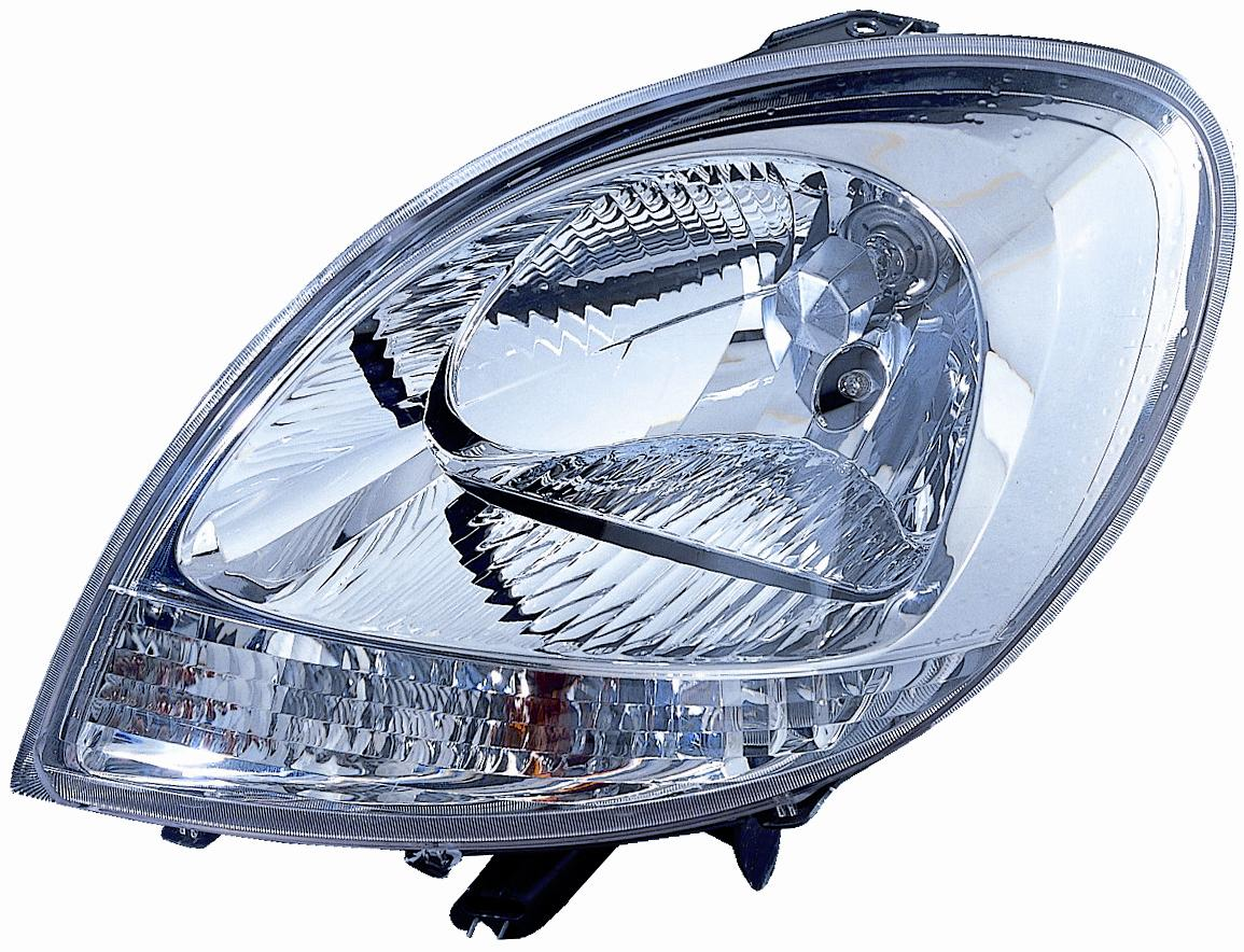 FARO FANALE PROIETTORE SX H4 IND DIREZ BIANCO PRED REG EL KANGOO-KUBISTAR 04/03> PARAB BIANCA 39130