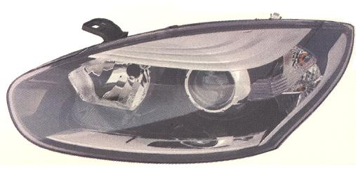 FARO FANALE PROIETTORE SX 2H7 C/MOTOR EL RENAULT MEGANE 01/14> PARAB CROMATA