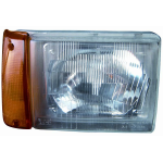 FARO FANALE PROIETTORE SX ASIMM-H5 REG MAN FIAT PANDA 01/86> IND DIREZ ARANCIO