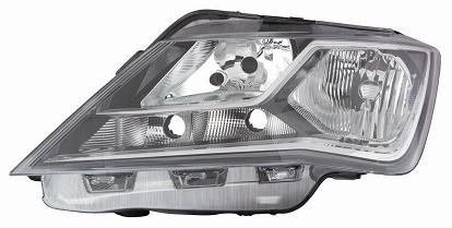 FARO FANALE PROIETTORE DX 2H7 C/MOTOR ELETT SEAT TOLEDO 01/12> PARAB NERA