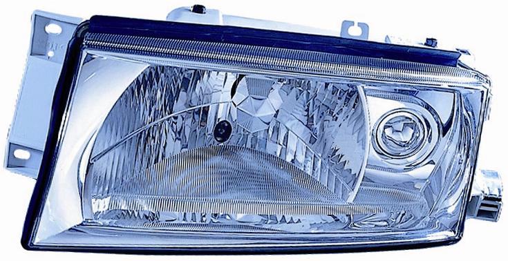 FARO FANALE PROIETTORE DX H4 PRED REG ELETT SKODA OCTAVIA 08/00>03/04