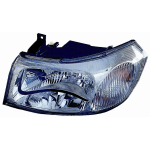 FARO FANALE PROIETTORE DX H4 PRED REG EL FORD TRANSIT 06/00>01/03 PARAB CROM 37300