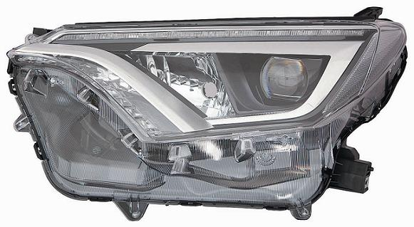 FARO FANALE PROIETTORE SX A LED C/MOTOR ELETTR TOYOTA RAV 4 01/16>PAR NERA