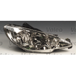FARO FANALE PROIETTORE DX H7-H7 PRED REG ELETT PEUGEOT 206 08/98> SPORT VALEO