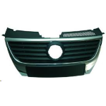 GRIGLIA MASCHERINA CROM-NERA VOLKSWAGEN PASSAT 04/05> FREGIO DIAM 15CM