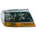 FARO FANALE PROIETTORE DX HB3-HB4 PRED REG ELETT JEEP GRAND CHEROKEE 01/99>12/04 PARAB NERA