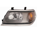 FARO FANALE PROIETTORE DX H4 PRED REG EL MITSUBISHI PAJERO SPORT 02/06>CORNICE CROM