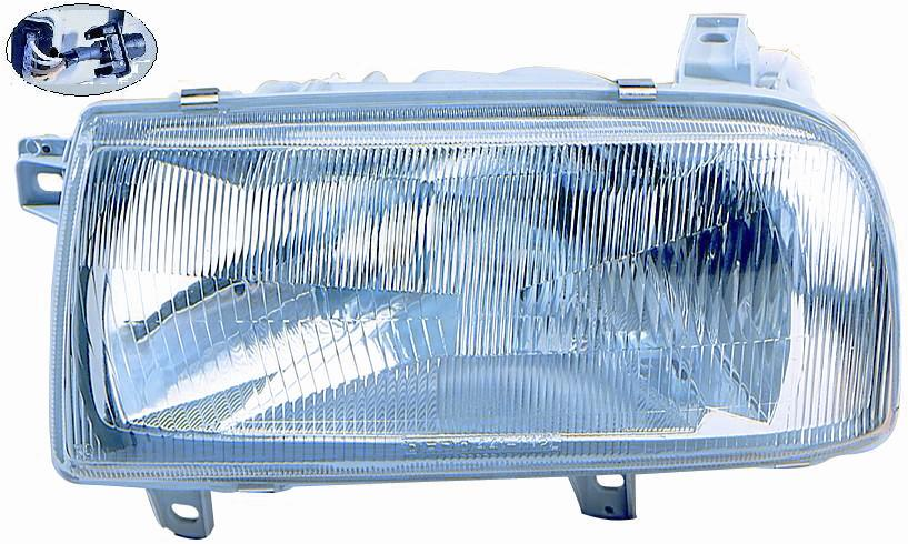 FARO FANALE PROIETTORE SX H4 VOLKSWAGEN VENTO 02/92>08/98