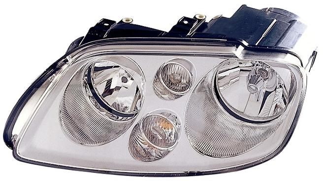 FARO FANALE PROIETTORE SX 2H7 C/MOTOR ELETT VOLKSWAGEN TOURAN 02/03>10/06 PARAB CROM