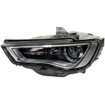 FARO FANALE PROIETTORE SX BIXENON D3S C/MOTOR ELETT AUDI A3 3-5P 04/12> PARAB SCURA HELLA
